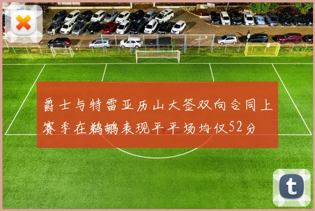 爵士与特雷亚历山大签双向合同上赛季在鹈鹕表现平平场均仅52分